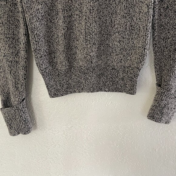 Theory Gray Wool Blend Ribbed Sweater Women’s – Size "P" (or XS) - Picture 2 of 5